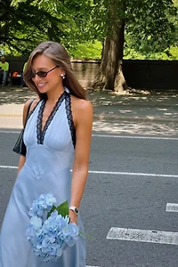 WeWoreWhat Halter Midi Dress