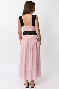 WeWoreWhat Lace Trim Baby Doll Dress