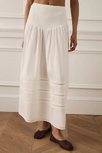 WeWoreWhat Smocked Maxi Skirt