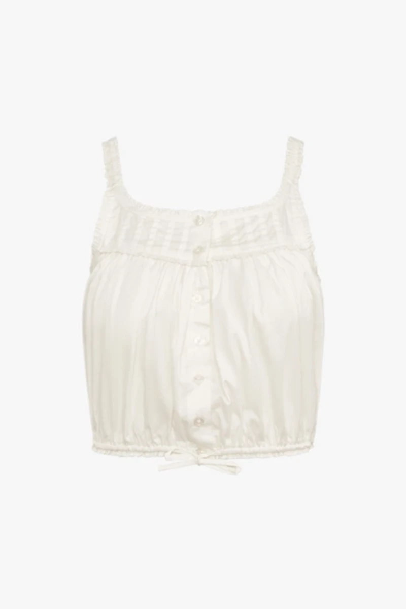 WeWoreWhat Button Up Tank Top