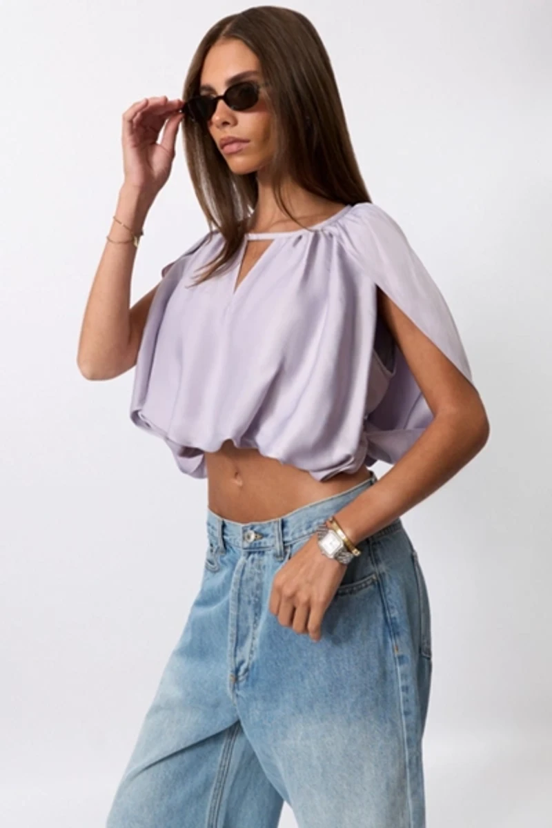 WeWoreWhat Cape Bubble Top