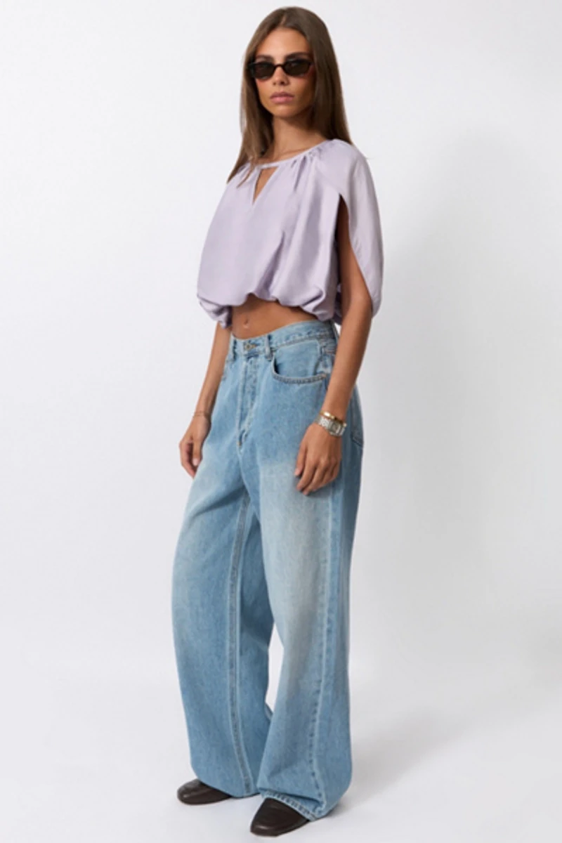 WeWoreWhat Cape Bubble Top