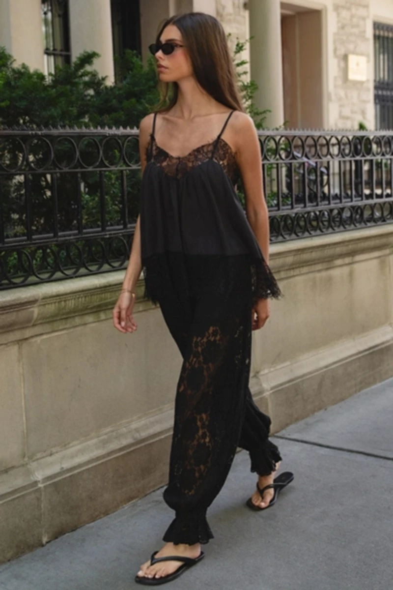 WeWoreWhat Lace Trim Cami