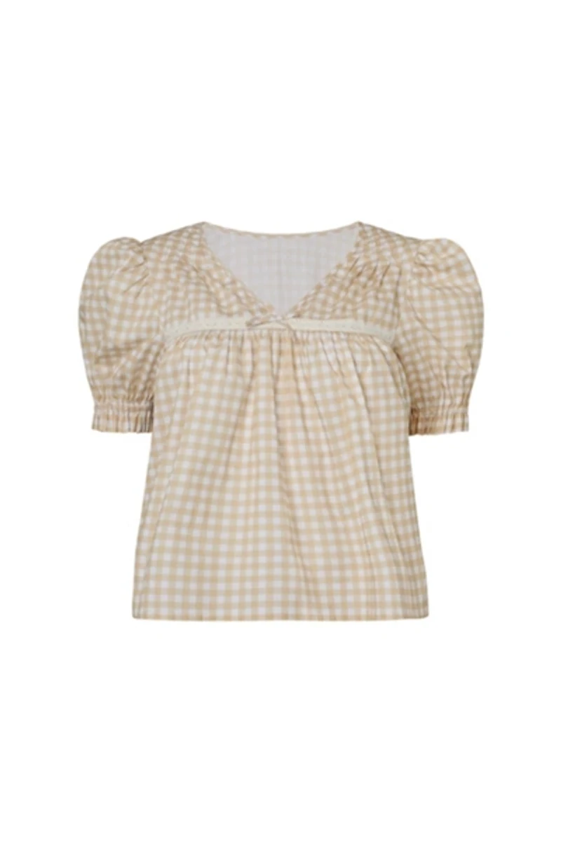 WeWoreWhat Puff Sleeve Baby Doll Top