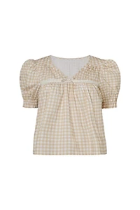 WeWoreWhat Puff Sleeve Baby Doll Top