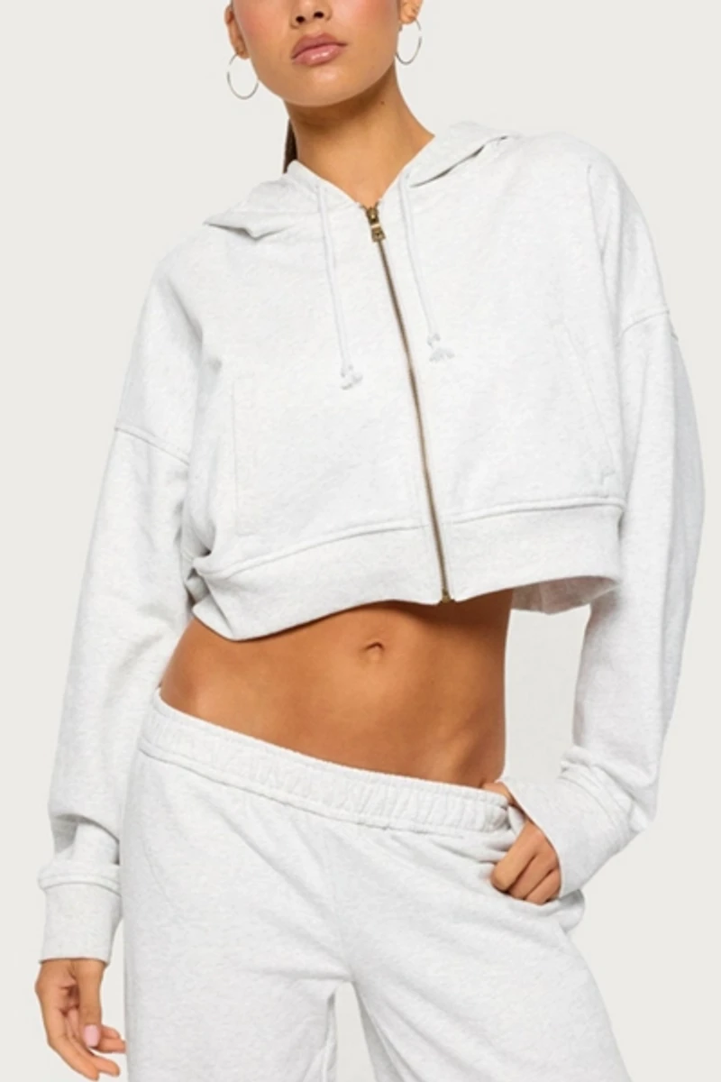 Edikted Byrdi Zip Up Hoodie