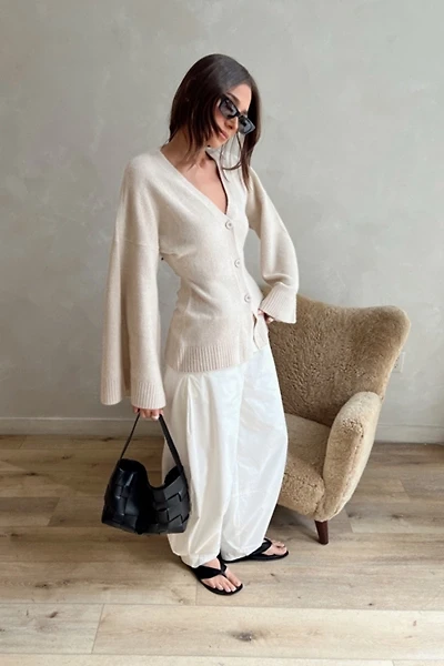 WeWoreWhat Cinched Waist Cardigan
