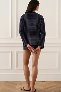 WeWoreWhat Long Sleeve Boxy Shirt