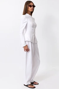 WeWoreWhat Tapered Pleated Pant