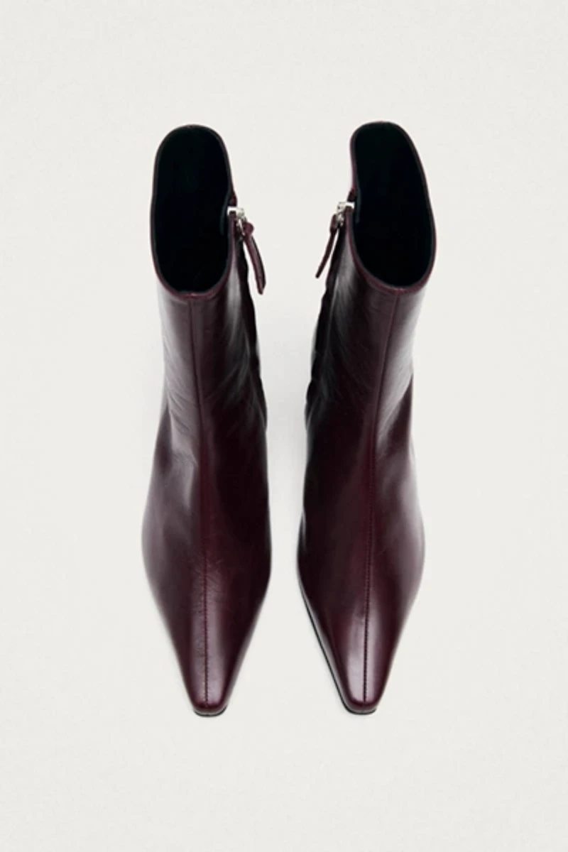 ALOHAS Ambar Rift Leather Ankle Boots