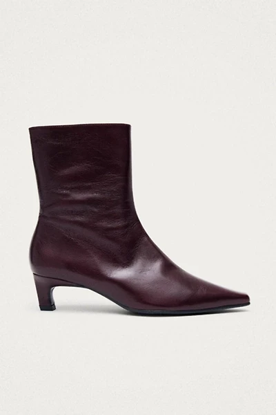 ALOHAS Ambar Rift Leather Ankle Boots