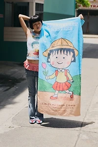 Strawberry Western Chibi Maruko Chan Towel
