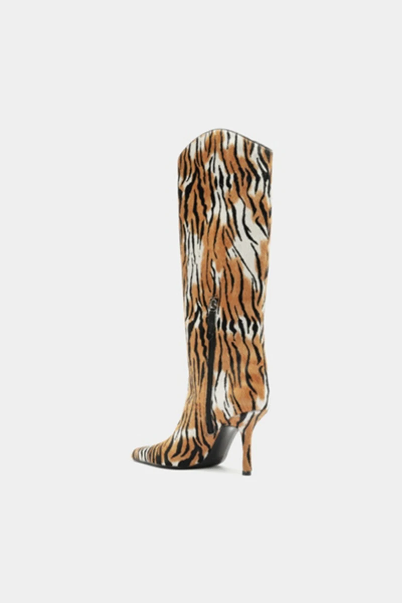 Schutz Mary Ellen Animal Print Booties