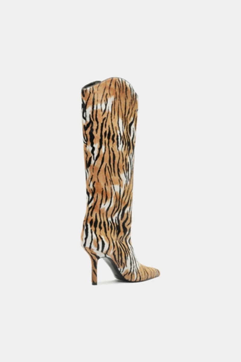 Schutz Mary Ellen Animal Print Booties
