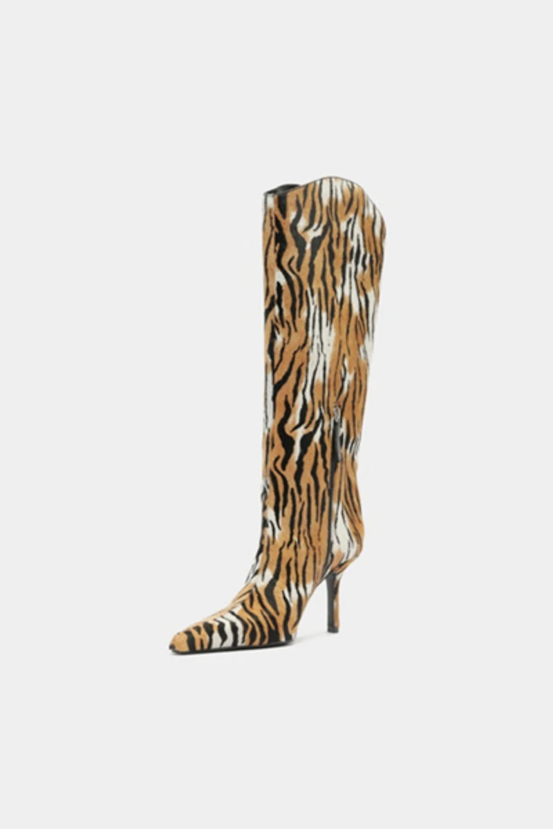 Schutz Mary Ellen Animal Print Booties