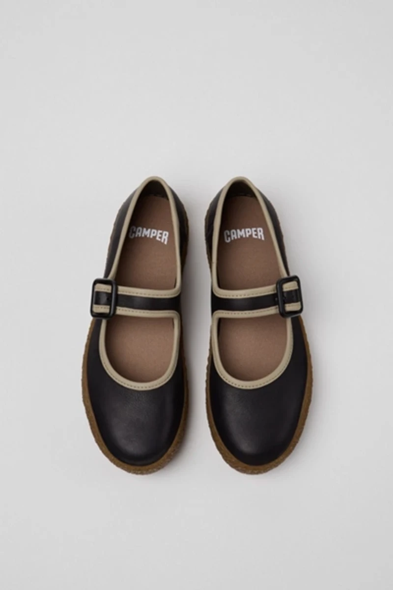 Camper Peu Terreno Leather Ballerinas