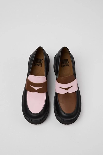 Camper Twins Leather Moccasins