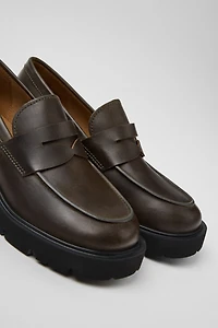 Camper Milah Leather Moccasins