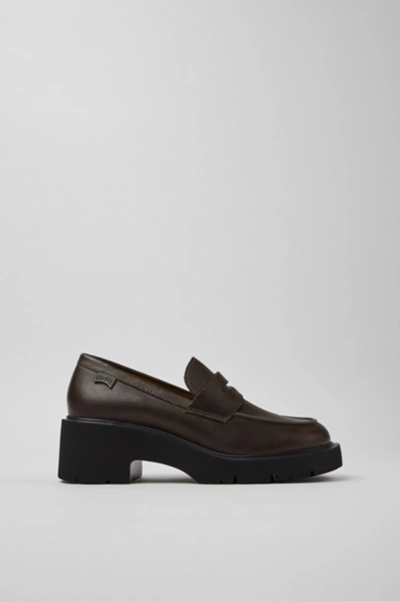 Camper Milah Leather Moccasins