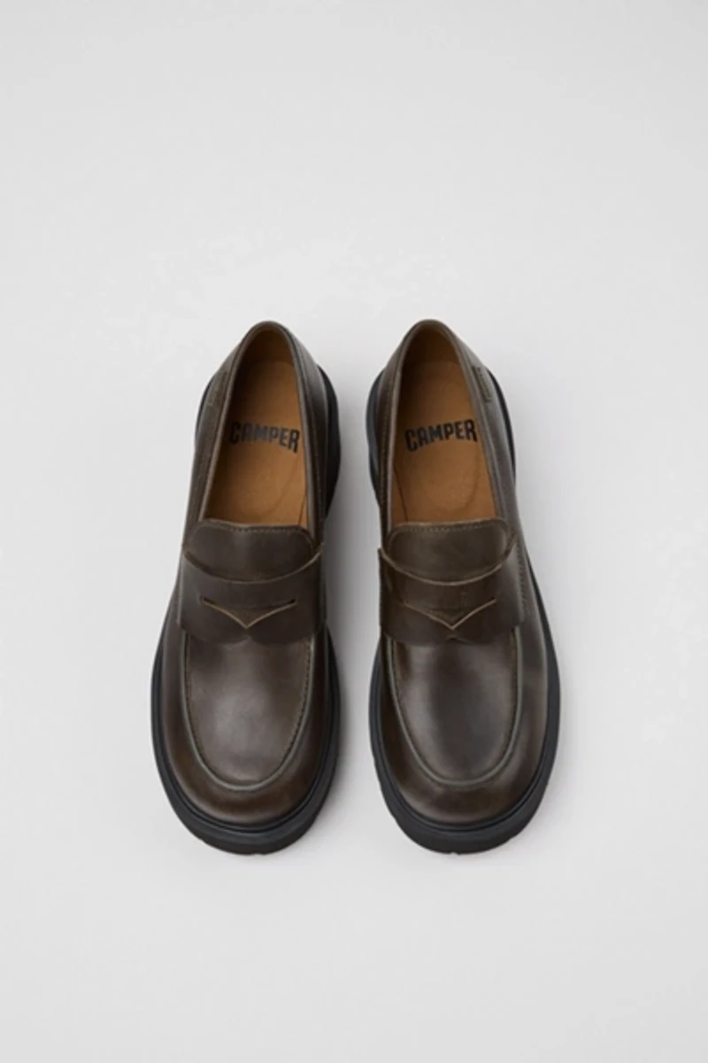 Camper Milah Leather Moccasins