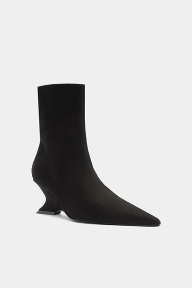 Schutz Siena Mid Suede Booties