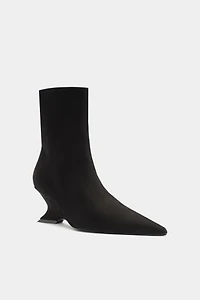 Schutz Siena Mid Suede Booties