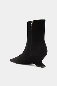 Schutz Siena Mid Suede Booties