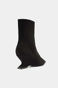 Schutz Siena Mid Suede Booties