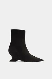 Schutz Siena Mid Suede Booties