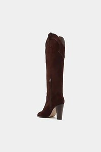 Schutz Miller Up Suede Booties