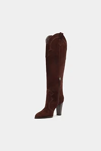Schutz Miller Up Suede Booties