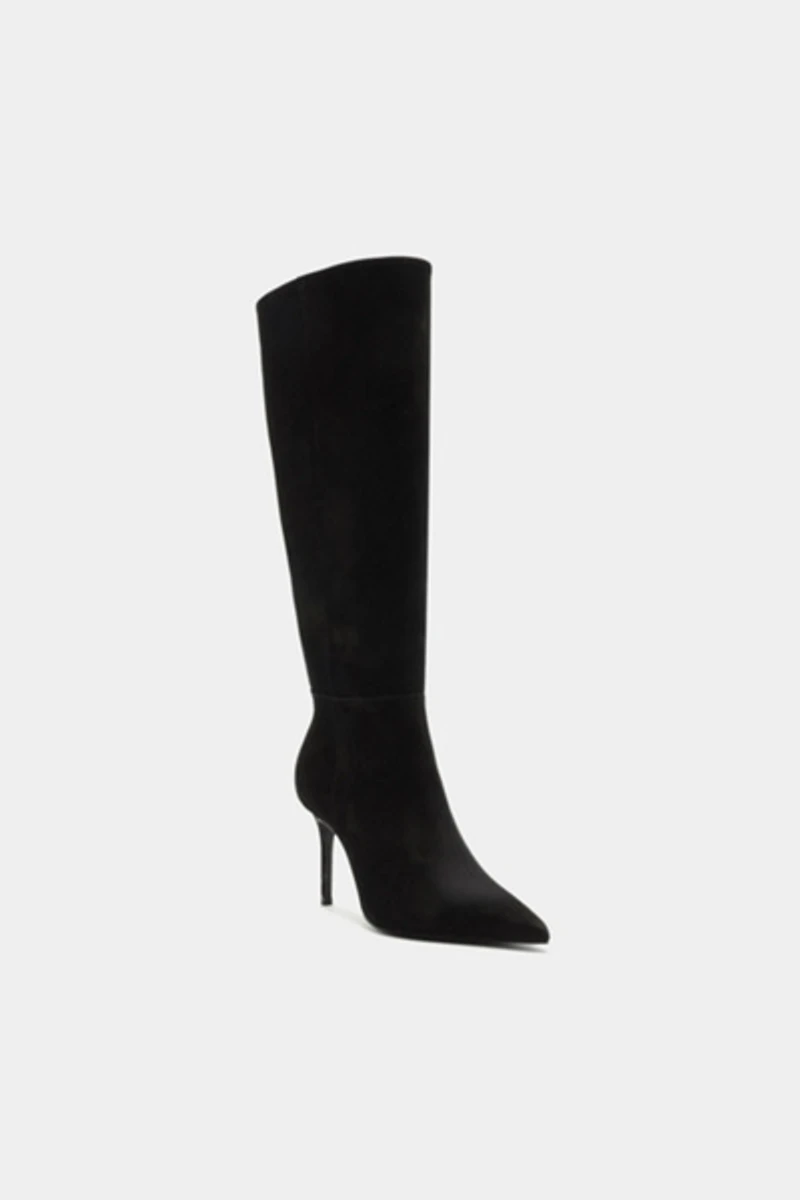 Schutz Mikki Up Knee-High Suede Boot
