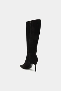 Schutz Mikki Up Knee-High Suede Boot