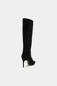 Schutz Mikki Up Knee-High Suede Boot