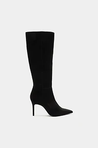 Schutz Mikki Up Knee-High Suede Boot