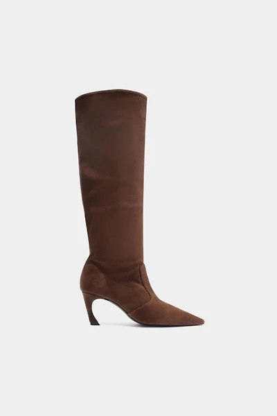 Schutz Lexi Mid Suede Boots