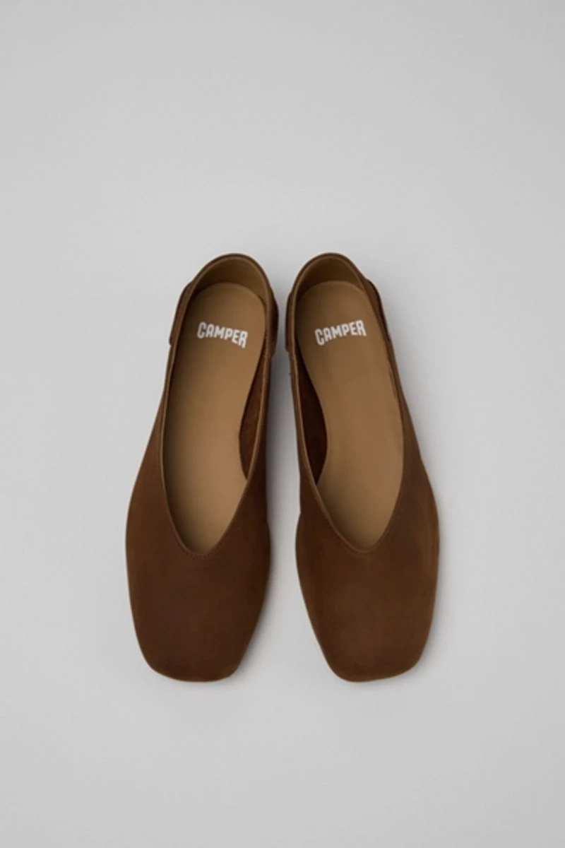 Camper Casi Myra Nubuck Ballerinas