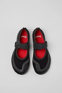 Camper Peu Path+ Suede and Textile Ballerinas