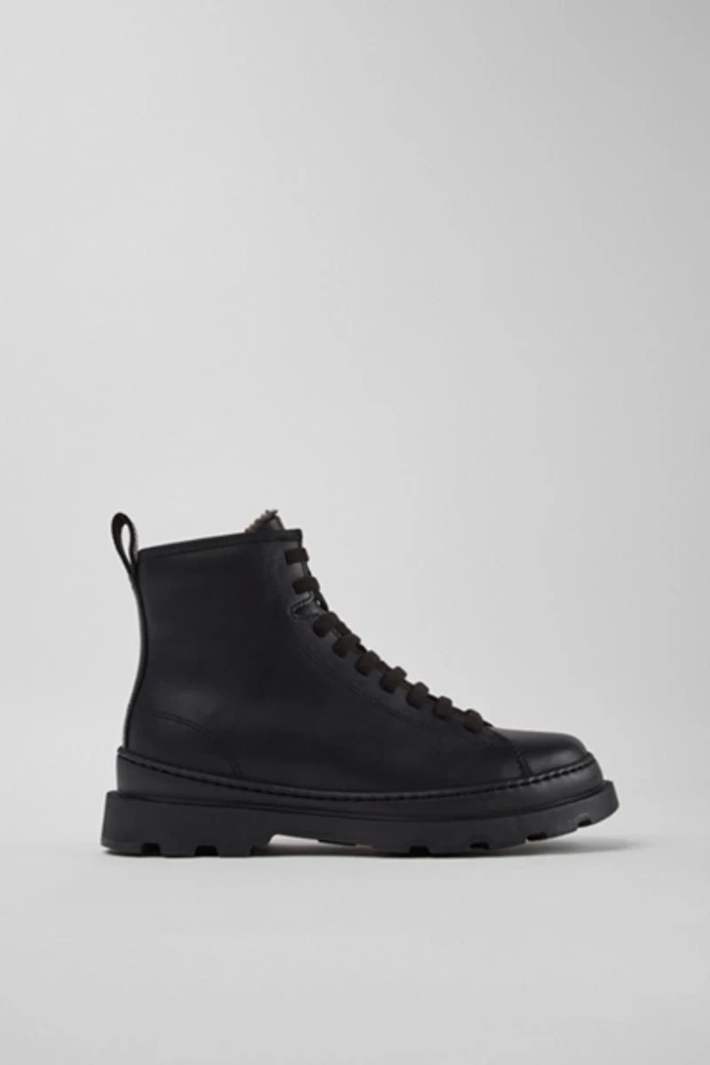 Camper Brutus+ Leather Ankle Boots
