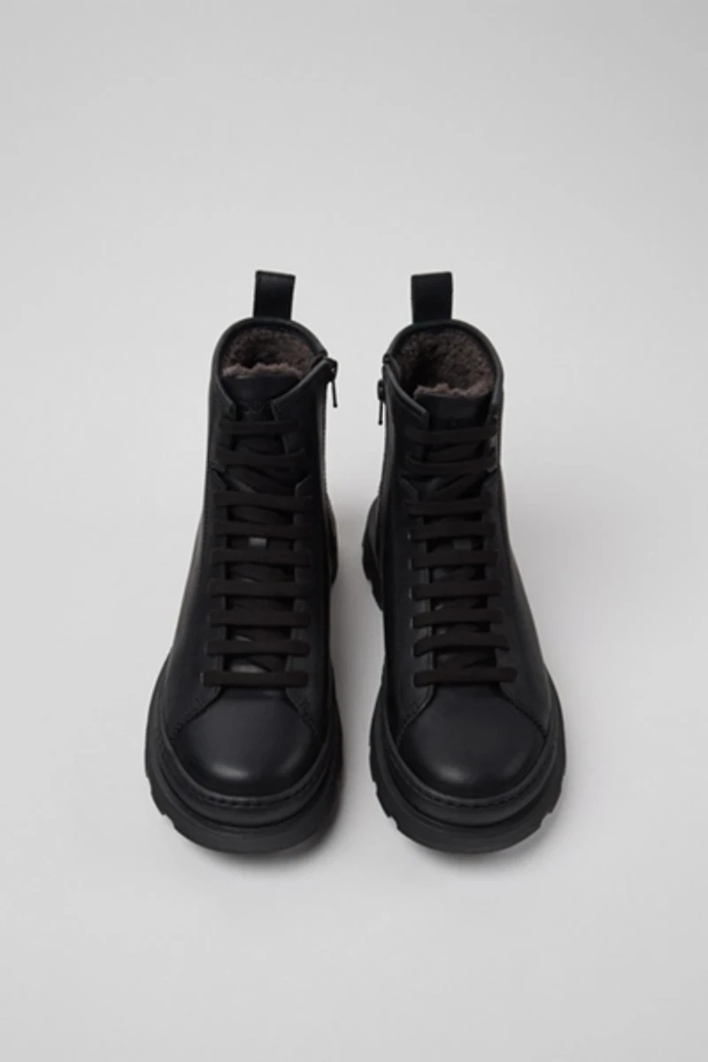 Camper Brutus+ Leather Ankle Boots