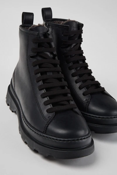 Camper Brutus+ Leather Ankle Boots