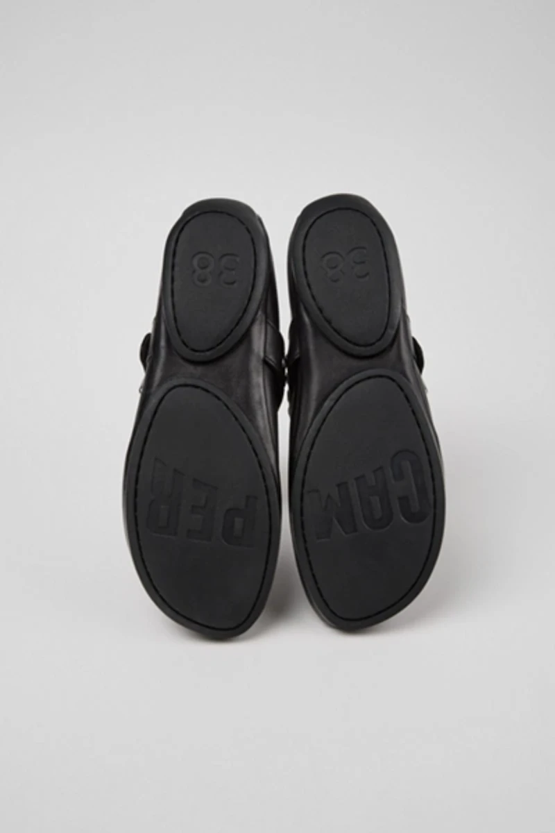 Camper Right Nina Buckle Ballerinas