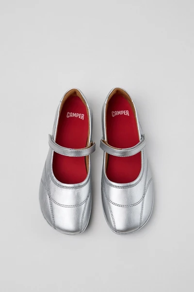 Camper Right Nina Metallic Ballet Flats
