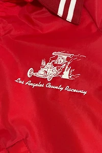 Vintage 1980's LA County Raceway Baseball Jacket