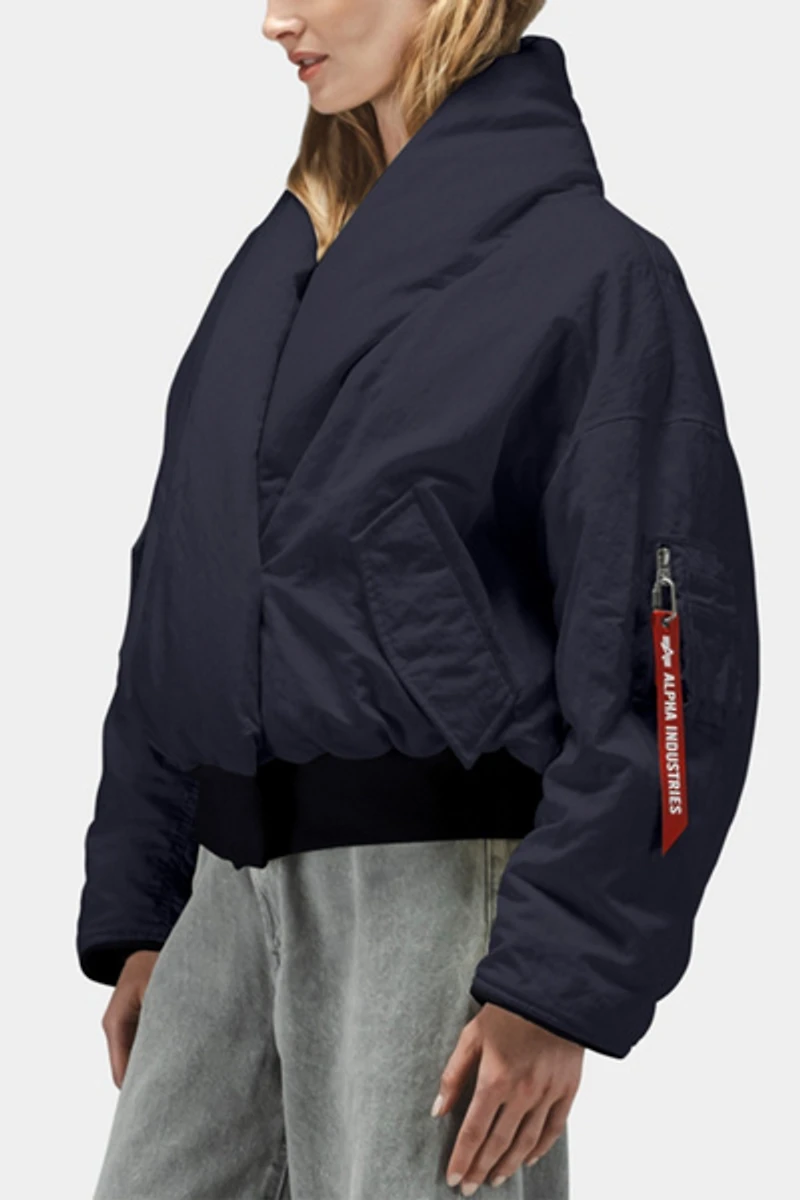Alpha Industries Shawl Collar Bomber Jacket