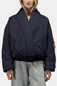 Alpha Industries Shawl Collar Bomber Jacket