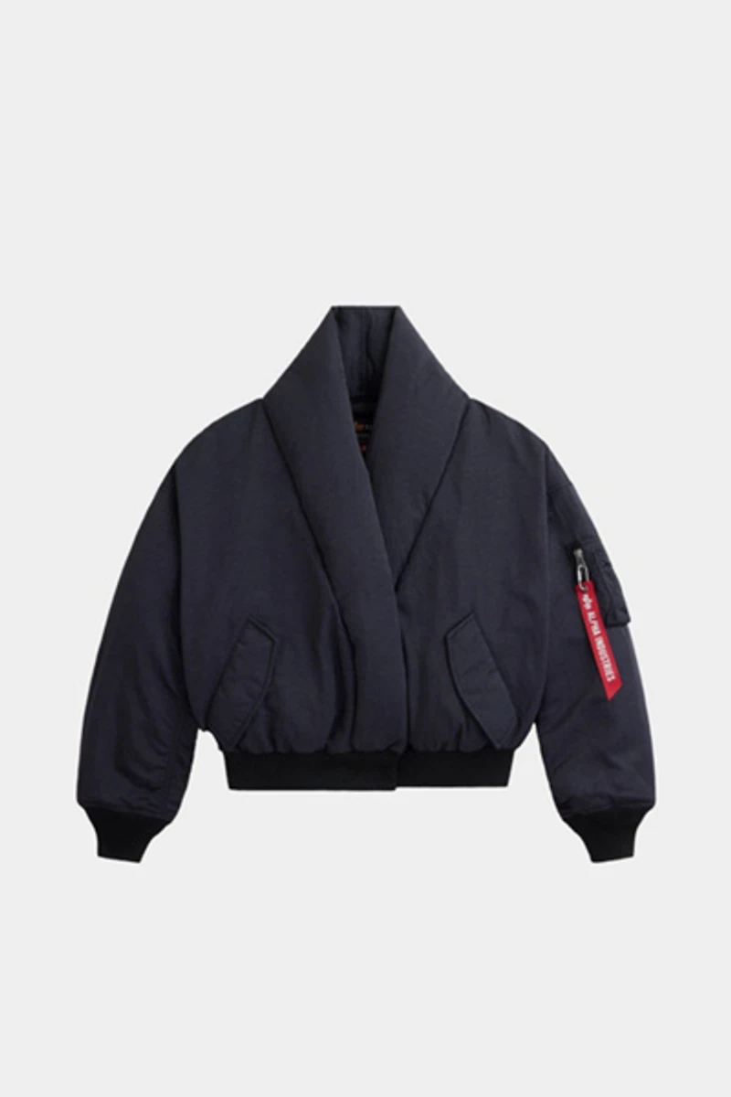 Alpha Industries Shawl Collar Bomber Jacket