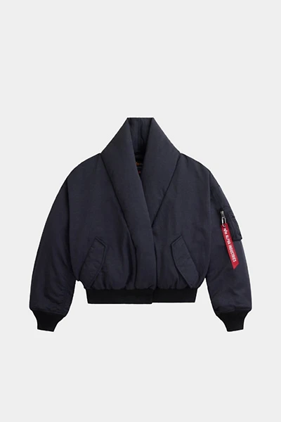 Alpha Industries Shawl Collar Bomber Jacket