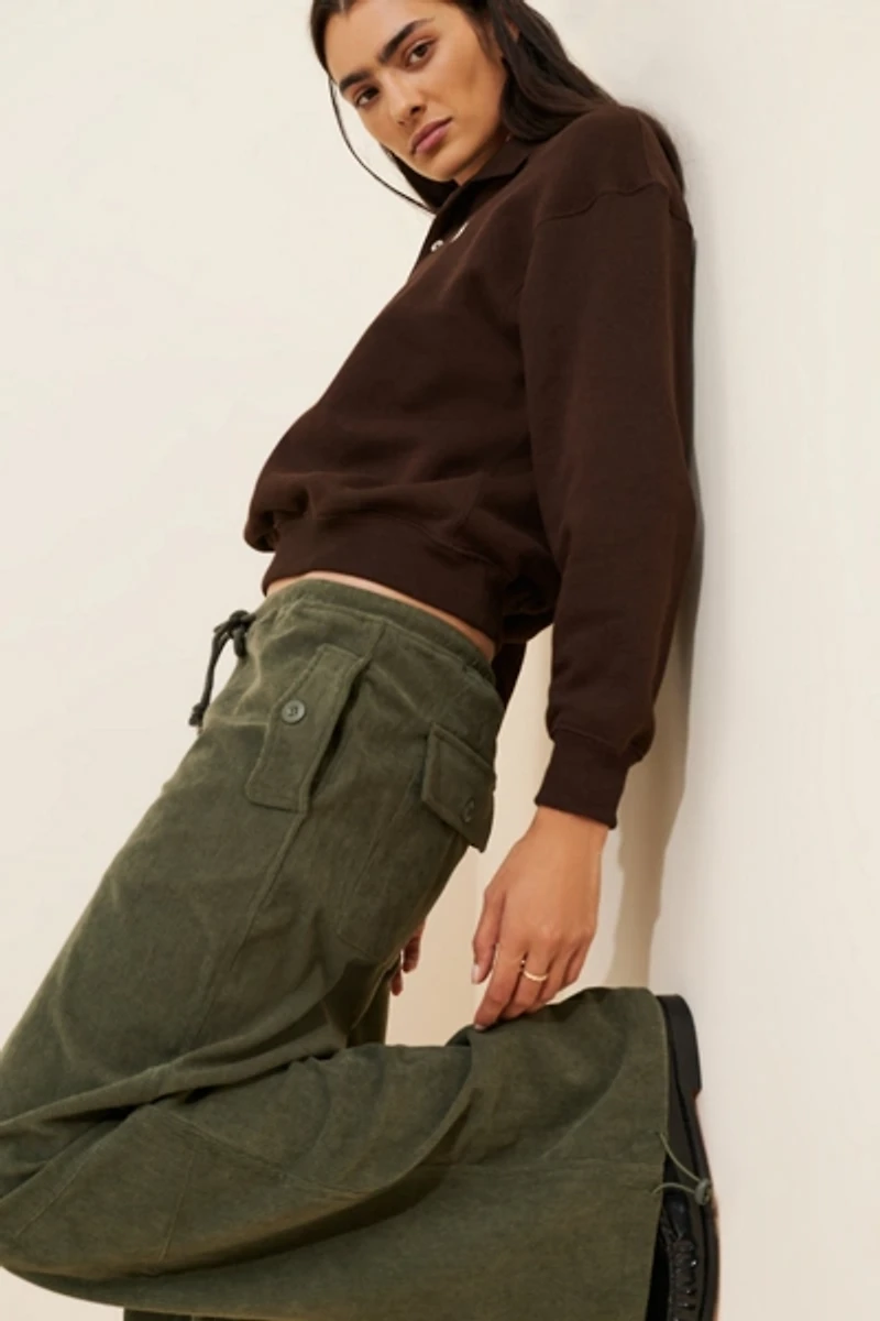 Crescent Rea Corduroy Barrel Pants
