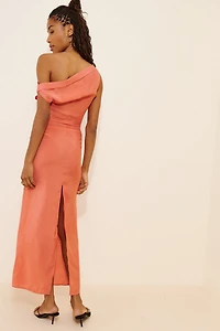 Lioness Off-The-Shoulder Crepe Maxi Dress